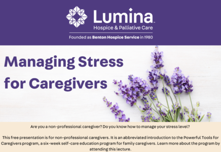 Managing Stress for Caregivers